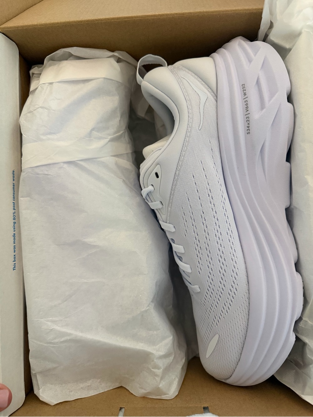 Hoka Bondi White NWT - Picture 2 of 6